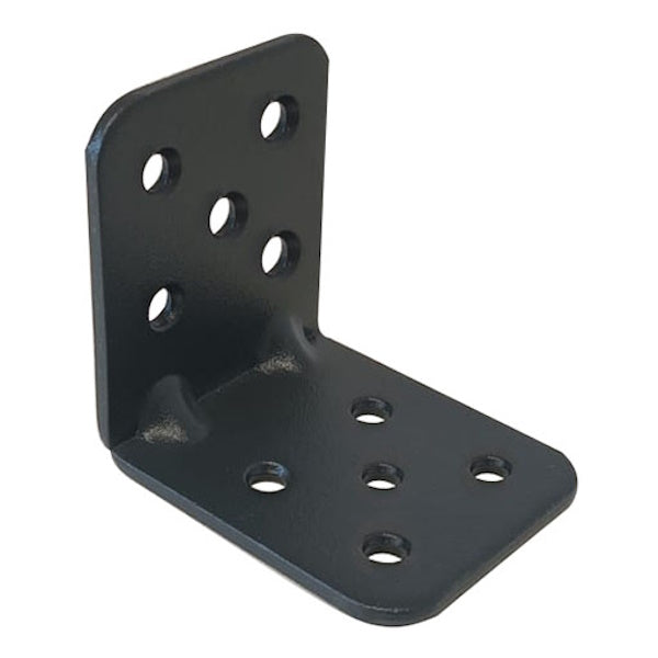 MINUTEX PIASTRA GIUNZIONE PIEGATA CON RINFORZI MM 40X45X2,5 GRAFITE