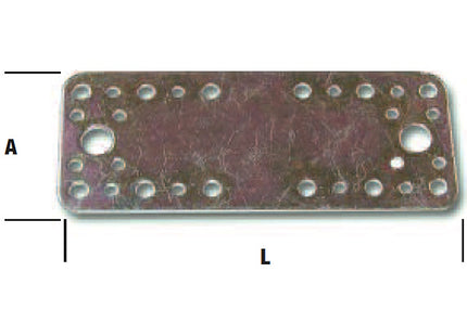 MINUTEX PIASTRA GIUNZIONE DIRITTA MM170X65X2,5 ACCIAIO ZINCATO