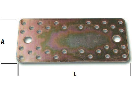 MINUTEX PIASTRA GIUNZIONE DIRITTA MM200X90X3 ACCIAIO ZINCATO