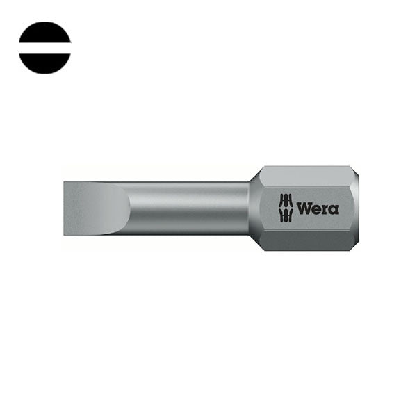 WERA INSERTO BIT 800/1 TZ PER VITI A TAGLIO ATTACCO DA 1/4&quot;
