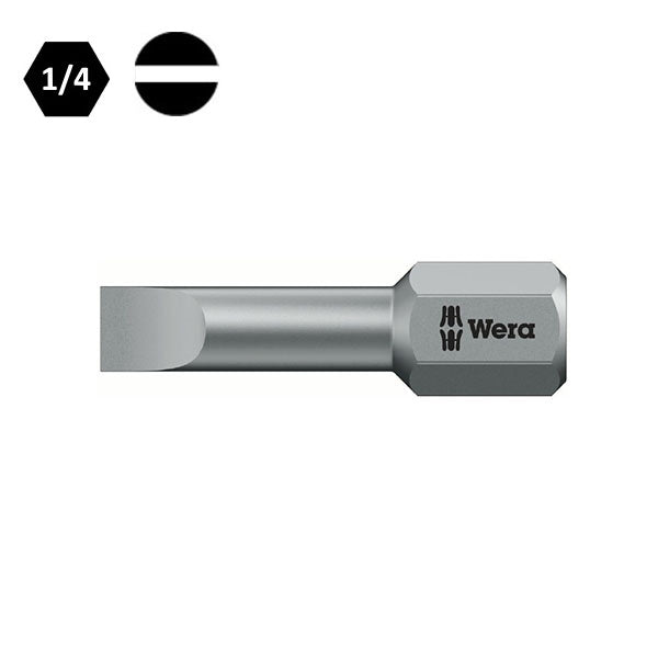 WERA INSERTO BIT 800/1 TZ PER VITI A TAGLIO ATTACCO DA 1/4&quot;