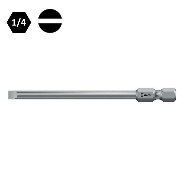 WERA INSERTO BIT 800/4 Z PER VITI A TAGLIO ATTACCO DA 1/4&quot;