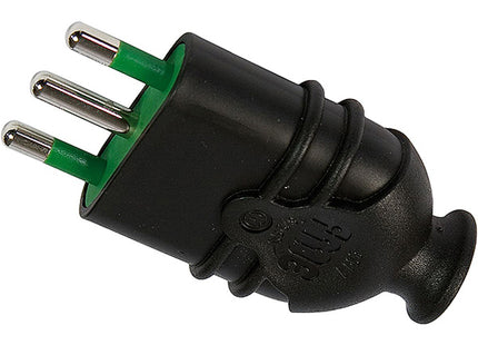 FME SPINA CIVILE VOLANTE 2P+T 16A 250V MOD. HI-PRO COLORE NERO