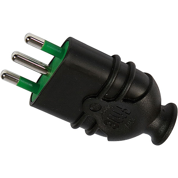 FME SPINA CIVILE VOLANTE 2P+T 16A 250V MOD. HI-PRO COLORE NERO