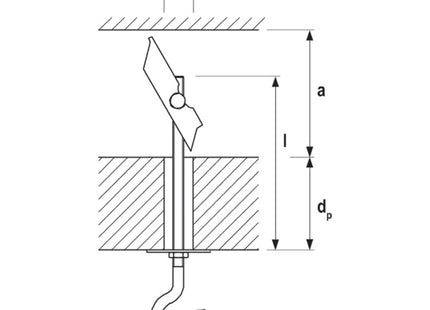 FISCHER ANCORA DI FISSAGGIO KD/KDD CON VITE E DUE DADI