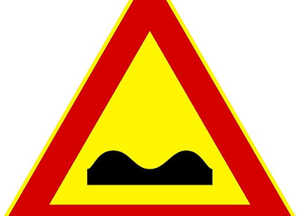 3G ITALIA CARTELLO TRIANGOLO STRADA DEFORMATA CM90 F.389 VTR*