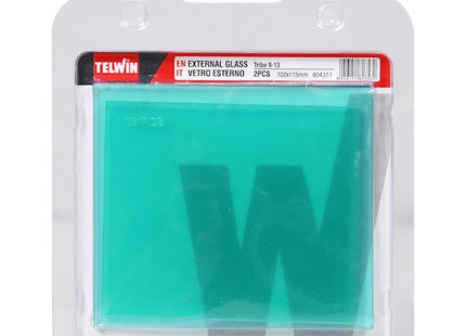 TELWIN VETRO ESTERNO DI PROTEZIONE PER MASCHERA TRIBE 9-13 SET DA PZ2