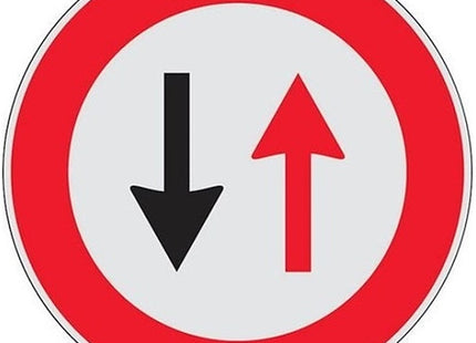 3G ITALIA DISCO DARE PRECEDENZA SENSI UNICI ALTERNATI CM60 F.41 METALLO