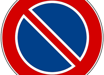 3G ITALIA DISCO DIVIETO DI SOSTA CM60 F.74 IN METALLO