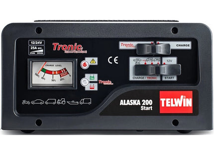 TELWIN CARICABATTERIE AVVIATORE/MANTENITORE ALASKA 200 START 12-24V*