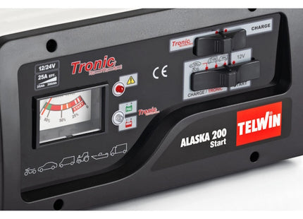 TELWIN CARICABATTERIE AVVIATORE/MANTENITORE ALASKA 200 START 12-24V*