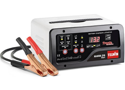 TELWIN CARICABATTERIE AVVIATORE/MANTENITORE ALASKA 210 START 230V 12-24V