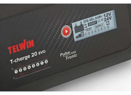 TELWIN CARICABATTERIE/MANTENITORE T-CHARGE 20 EVO 230V 12V/24V