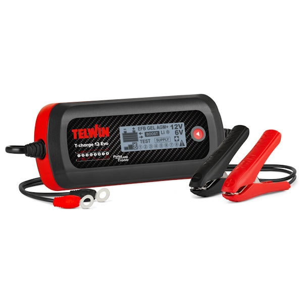 TELWIN CARICABATTERIE/MANTENITORE T-CHARGE 12 EVO 230V 6V/12V