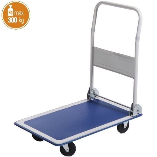 VERDELOOK CARRELLO TUTTOFARE CON PIATTAFORMA PIEGHEVOLE PORTATA KG300