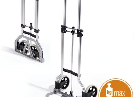 VERDELOOK CARRELLO PORTAPACCHI PIEGHEVOLE IN ALLUMINIO PORTATA KG 45