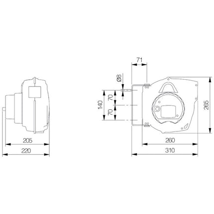 MAVEL AVVOLGICAVO ROLLAMP CLASSIC CON CAVO DA MT15 E PORTALAMPADA 24V