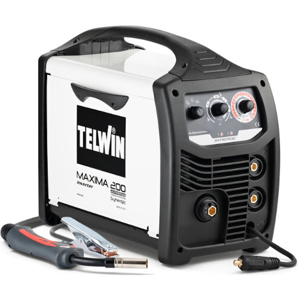 TELWIN SALDATRICE MULTIFUNZIONE MMA/MIG/TIG MAXIMA 200 SYNERGIC 230V