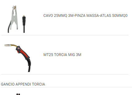 TELWIN SALDATRICE MULTIFUNZIONE MMA/MIG/TIG MASTERMIG 275I 400V*