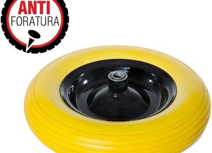 VERDELOOK RUOTA ANTIFORATURA GIALLA PER CARRIOLE D.MM350