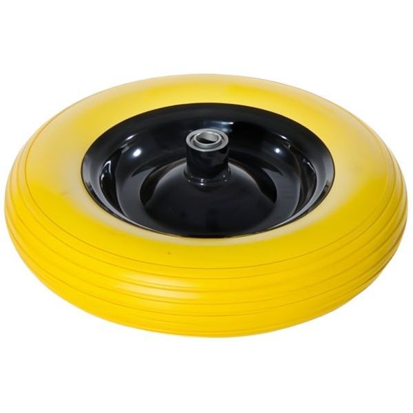 VERDELOOK RUOTA ANTIFORATURA GIALLA PER CARRIOLE D.MM350