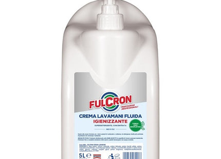 AREXONS FULCRON CREMA LAVAMANI FLUIDA IGIENIZZANTE CON DOSATORE LT5