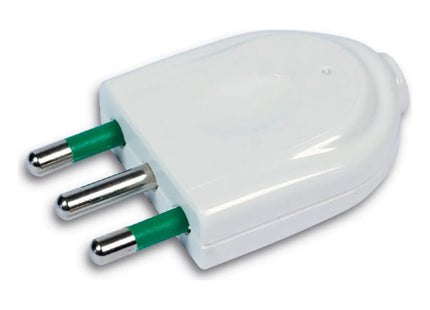 FME SPINA CIVILE VOLANTE 2P+T 10A 250V COLORE BIANCO