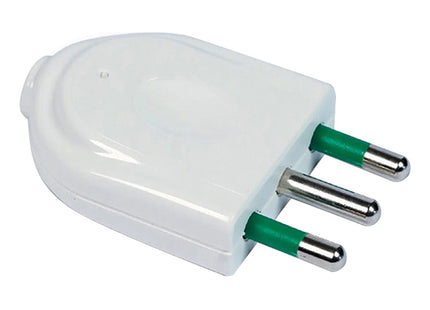 FME SPINA CIVILE VOLANTE 2P+T 10A 250V COLORE BIANCO