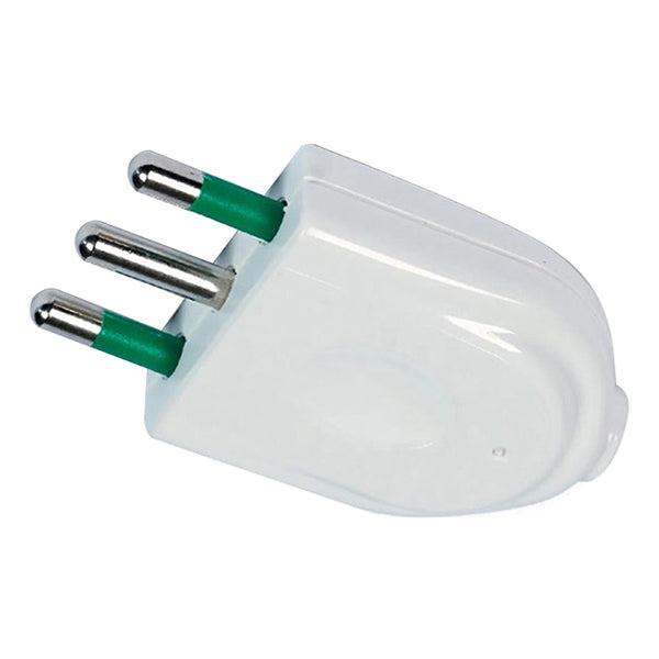 FME SPINA CIVILE VOLANTE 2P+T 10A 250V COLORE BIANCO