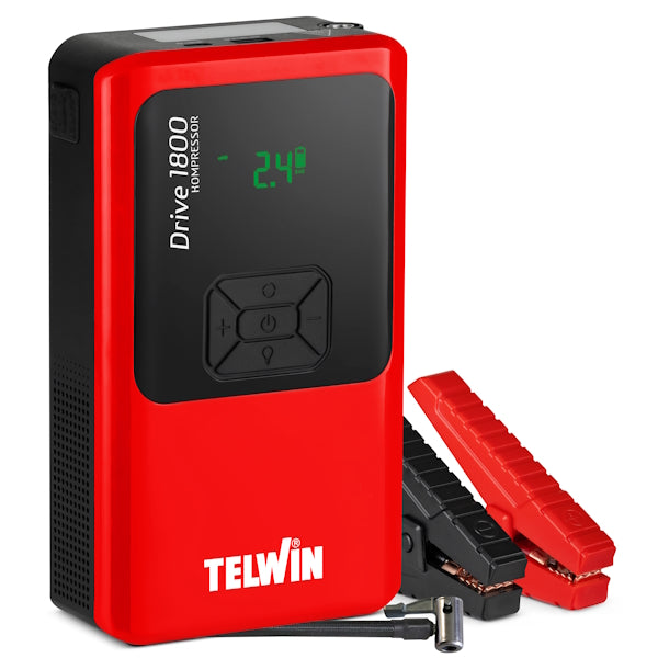 TELWIN AVVIATORE PORTATILE COMPATTO DRIVE 1800 KOMPRESSOR 12V