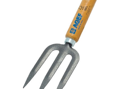 AGEF FORCHETTA 3 DENTI CON MANICO CERTIFICATO FSC 100%