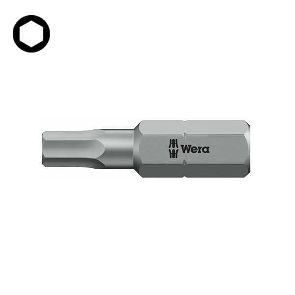 WERA INSERTO BIT 840/1 Z MASCHIO ESAGONALE ATTACCO 1/4&quot;