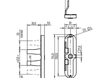 RUFFONI MOVIMENTO CON ATTACCO ASTE ZANCATO ART. R10G.RZ
