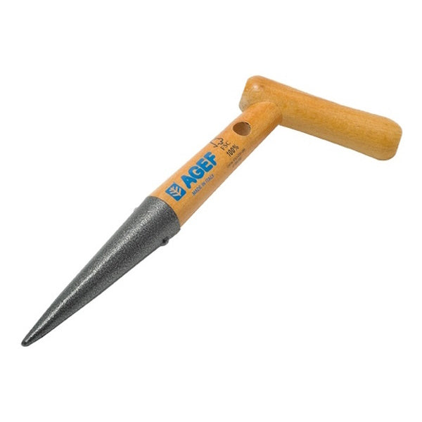 AGEF PIANTATORE CON MANICO IN LEGNO A PISTOLA CERTIFICATO FSC 100%