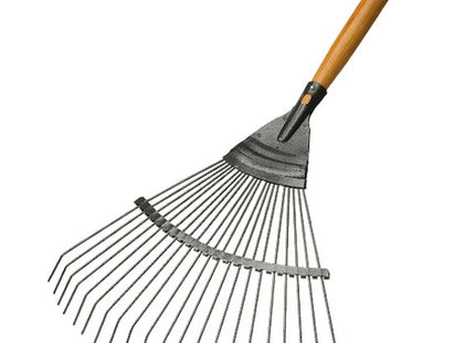 AGEF RASTRELLO SCOPA 21 DENTI TONDI MANICO FRASSINO CM140 FSC 100%