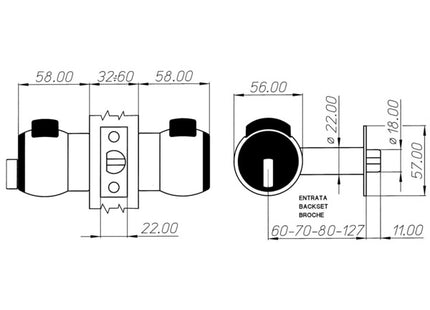MERONI POMOLO PREMIAPRI PER PORTE UFFICI MODELLO NOVA N13