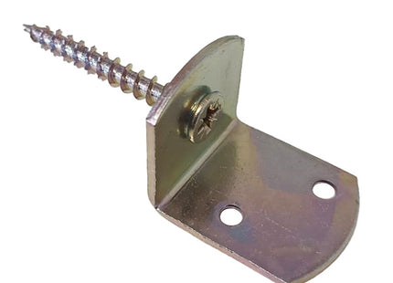 MINUTEX PIASTRINA GIUNZIONE PIEGATA CON VITE D.MM6 MM30X37X30 ZINCATA