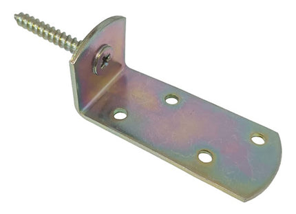 MINUTEX PIASTRINA GIUNZIONE PIEGATA CON VITE D.MM6 MM30X70X30 ZINCATA