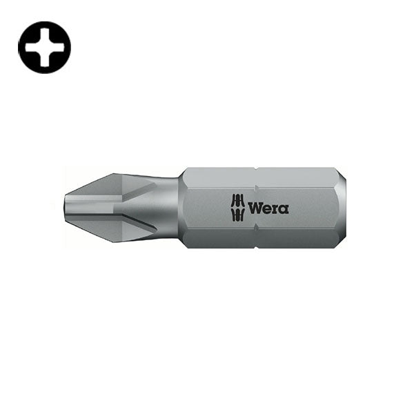 WERA INSERTO BIT 851/1 Z PER VITI A CROCE PHILLIPS PH ATTACCO DA 1/4&quot;
