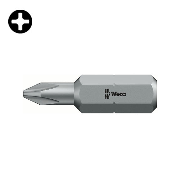 WERA INSERTO BIT 851/2 Z PER VITI A CROCE PHILLIPS PH ATTACCO DA 5/16&quot;