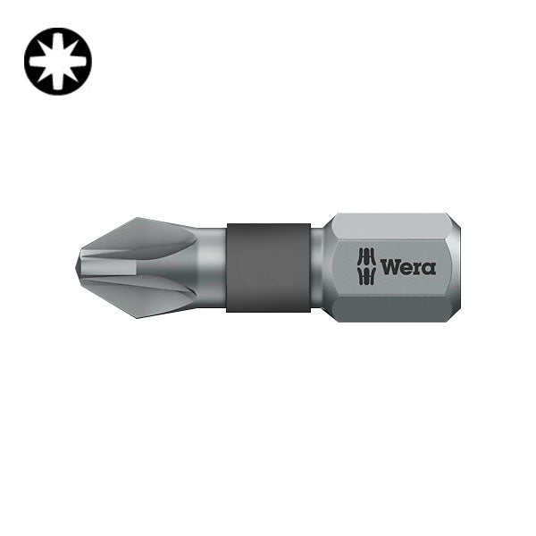 WERA INSERTO BIT 855/1 BTZ PER VITI A CROCE POZIDRIV PZ ATTACCO DA 1/4&quot;