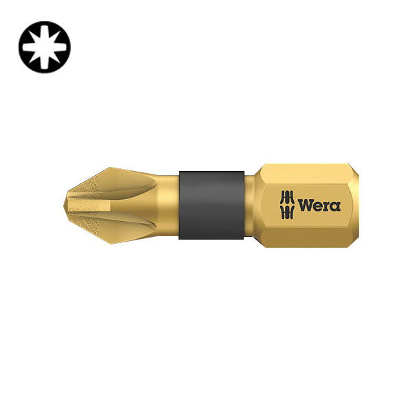 WERA INSERTO BIT 855/1 BDC PER VITI A CROCE POZIDRIV PZ ATTACCO DA 1/4&quot;