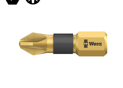 WERA INSERTO BIT 855/1 BDC PER VITI A CROCE POZIDRIV PZ ATTACCO DA 1/4&quot;