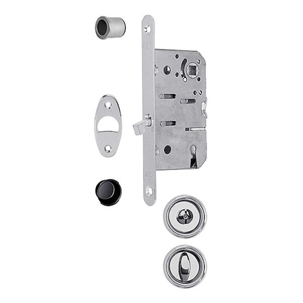 AGB KIT SCIVOLA T  WC PER PORTE SCORREVOLI ART.03934 CROMO OPACO