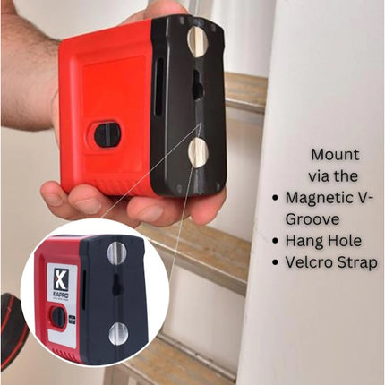 KAPRO LASER PROLASER 862S RAGGIO ROSSO CON TREPPIEDE MT 1,3