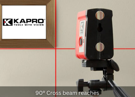 KAPRO LASER PROLASER 862S RAGGIO ROSSO CON TREPPIEDE MT 1,3