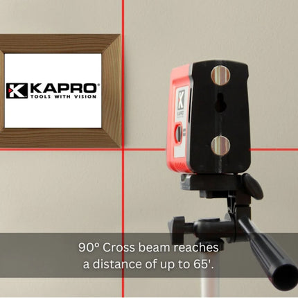 KAPRO LASER PROLASER 862S RAGGIO ROSSO CON TREPPIEDE MT 1,3