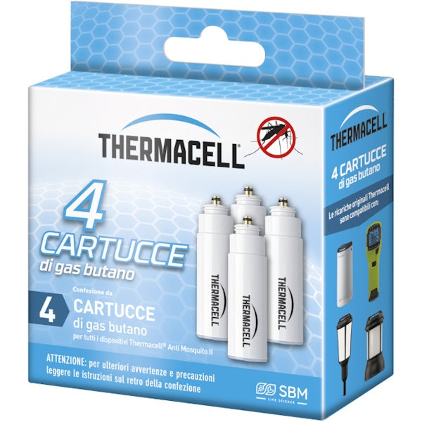 THERMACELL RICARICHE DI GAS BUTANO PZ.4