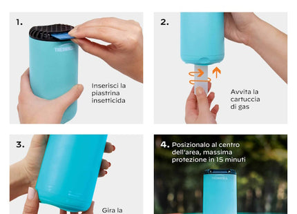 THERMACELL RICARICHE DISPOSITIVO PORTATILE ANTIZANZARE  48H