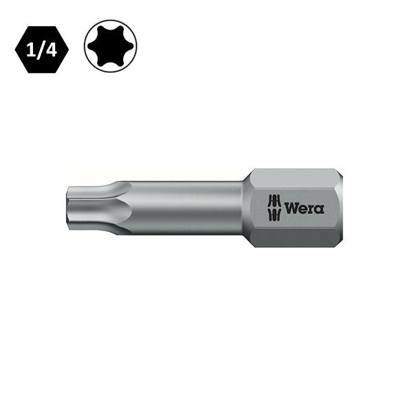WERA INSERTO BIT 867/1 PER VITI TORX ATTACCO DA 1/4&quot;